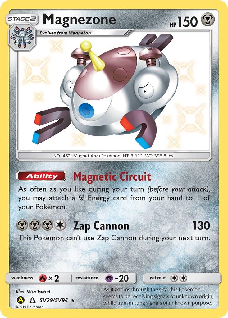Hidden Fates Magnezone Pokémon card